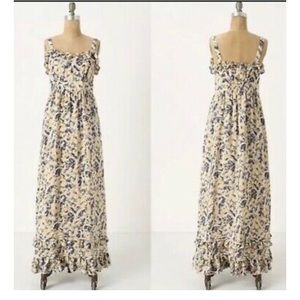 Floral Silk Maxi Dress